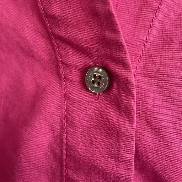 Express Womens Hot Pink button down shirt - size small - Picture 7 of 7